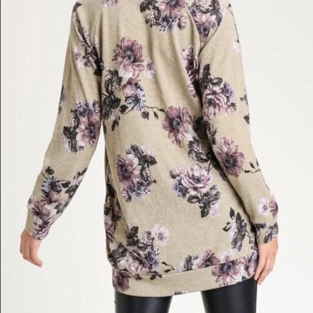 NWT Jodifl April Floral Sweater Tunic- Size 3XL - Picture 9 of 12